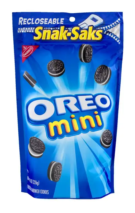 Order Oreo Cookies, Chocolate Sandwich, Mini, Snak-Saks - 8 Ounces food online from Holiday farms store, Roslyn Heights on bringmethat.com
