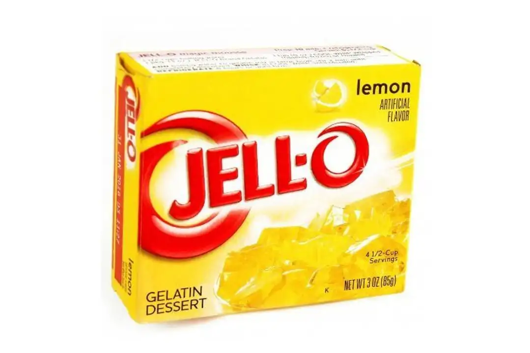 Order Jell O Gelatin Dessert, Lemon - 3 Ounces food online from Novato Harvest Market store, Novato on bringmethat.com