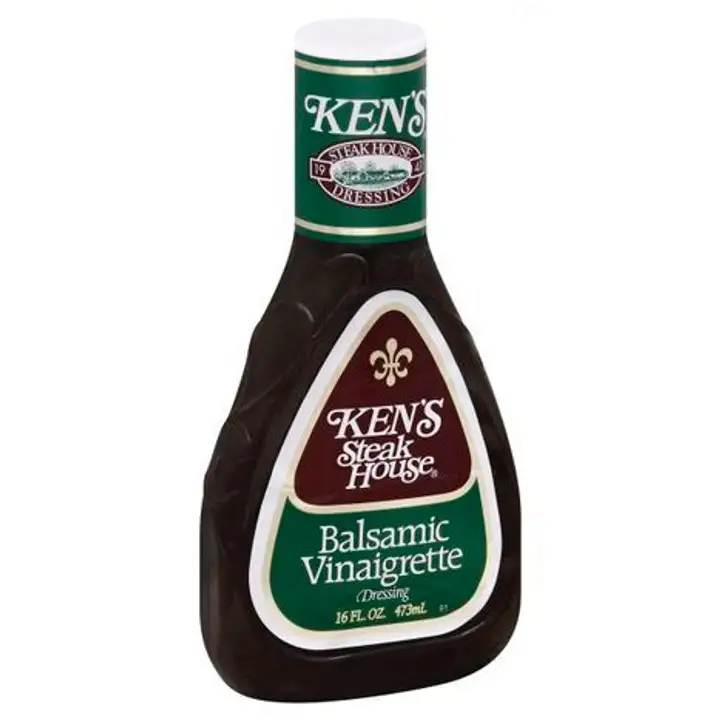 Order Kens Steak House Dressing, Balsamic Vinaigrette - 16 Ounces food online from Holiday farms store, Roslyn Heights on bringmethat.com