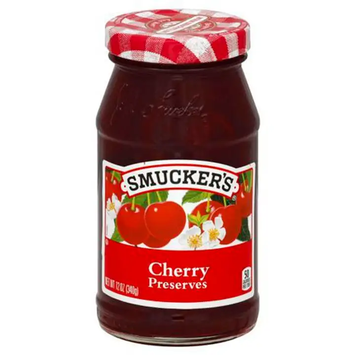 Order Smuckers Preserves, Cherry - 12 Ounces food online from Meats Supreme store, Brooklyn on bringmethat.com