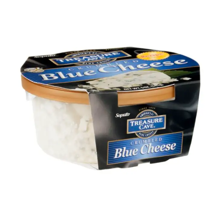Order Treasure Cave Cheese, Crumbled, Blue - 5 Ounces food online from Novato Harvest Market store, Novato on bringmethat.com