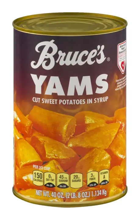 Order Bruces Yams - 40 Ounces food online from Holiday farms store, Roslyn Heights on bringmethat.com