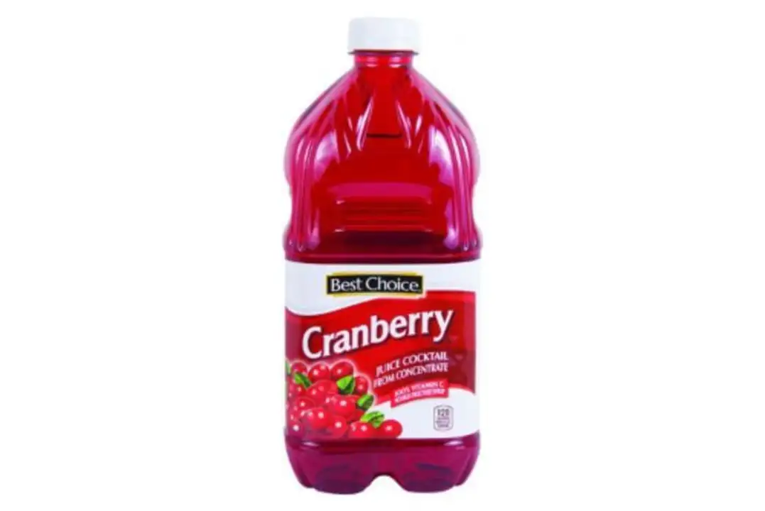 Order Best Choice Cranberry Juice Cocktail - 64 Ounces food online from Fligner Market store, Lorain on bringmethat.com