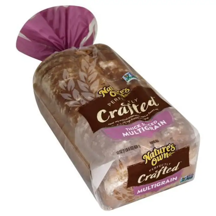 Order Nature's Own Perfectly  Crafted Bread, Multigrain, Thick Sliced - 22 Ounces food online from Holiday farms store, Roslyn Heights on bringmethat.com