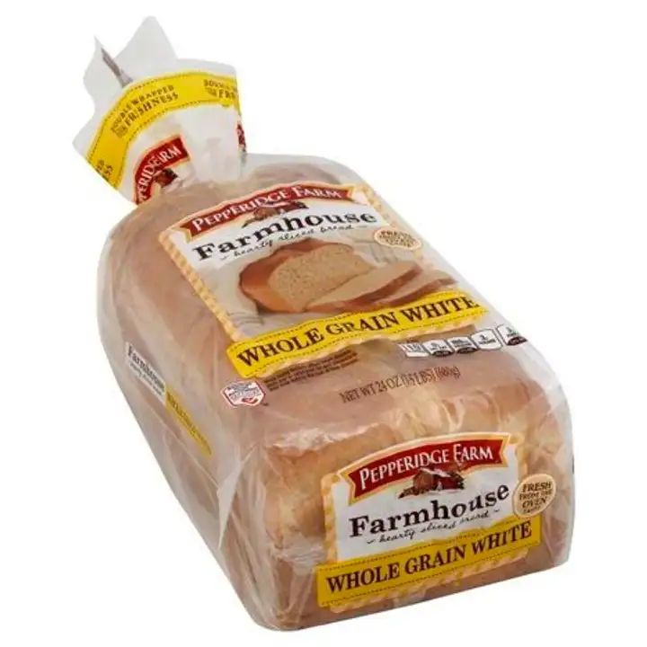 Order Pepperidge Farm Farmhouse Bread, Whole Grain White - 24 Ounces food online from Holiday farms store, Roslyn Heights on bringmethat.com