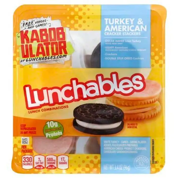 Order Lunchables Lunch Combinations, Turkey & American Cracker Stackers - 4 Ounces food online from Novato Harvest Market store, Novato on bringmethat.com