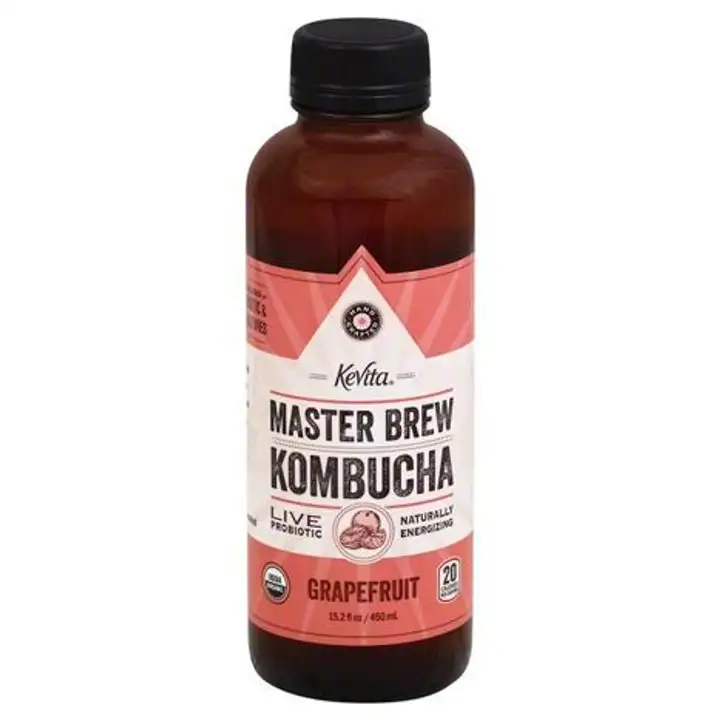 Order KeVita Kombucha, Master Brew, Grapefruit - 15.2 Ounces food online from Whole Foods Co-Op Denfeld store, Duluth on bringmethat.com