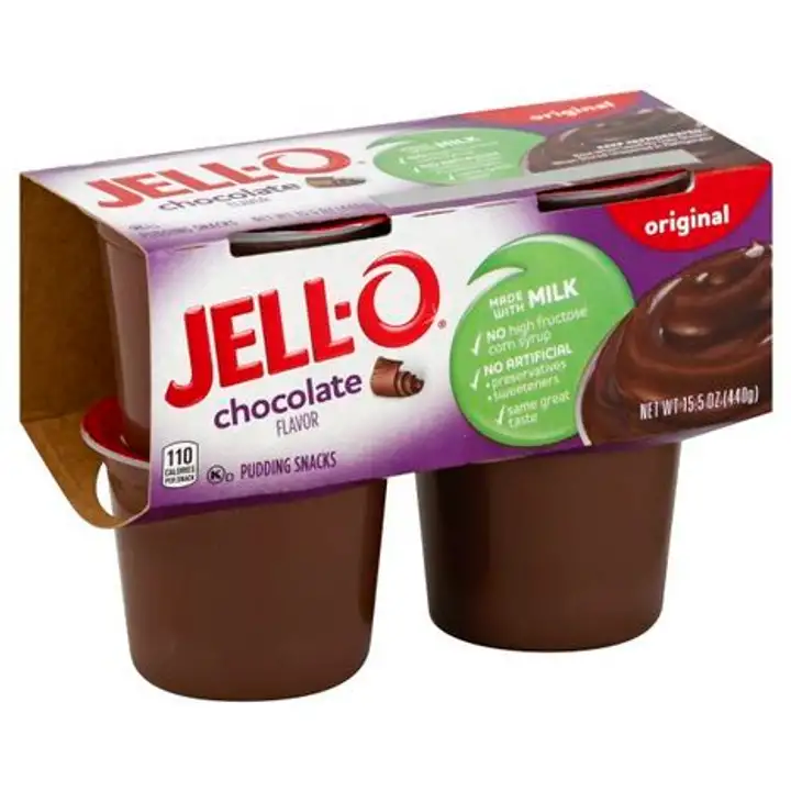 Order Jell O Pudding Snacks, Original, Chocolate Flavor - 15.5 Ounces food online from Novato Harvest Market store, Novato on bringmethat.com