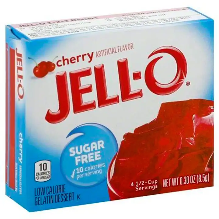 Order Jell O Gelatin Dessert, Low Calorie, Sugar Free, Cherry - 3 Ounces food online from Holiday farms store, Roslyn Heights on bringmethat.com