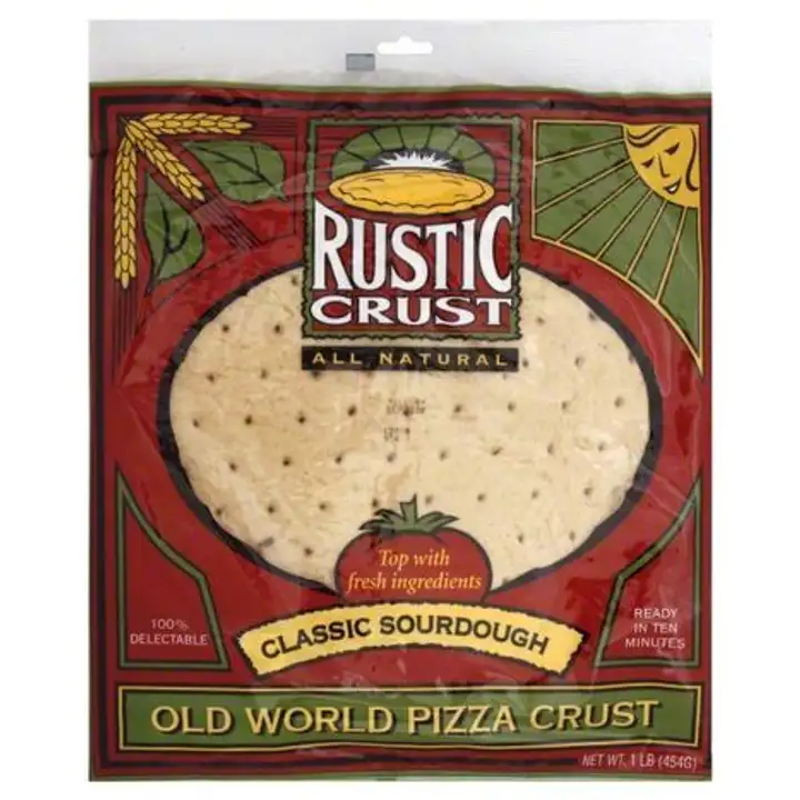 Order Rustic Crust Old World Pizza Crust, Classic Sourdough - 16 Ounces food online from Whole Foods Co-Op Denfeld store, Duluth on bringmethat.com