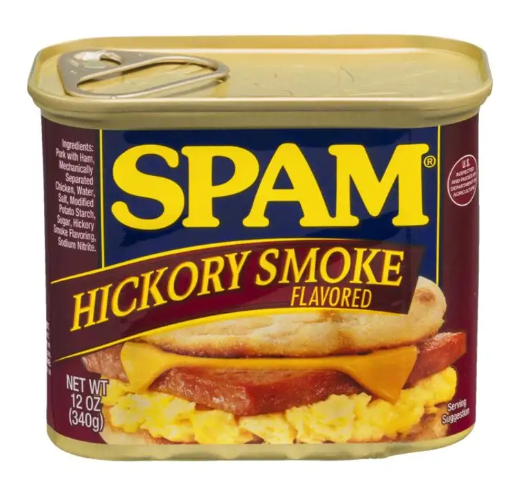 Order Spam Spam, Hickory Smoke Flavored - 12 Ounces food online from Novato Harvest Market store, Novato on bringmethat.com