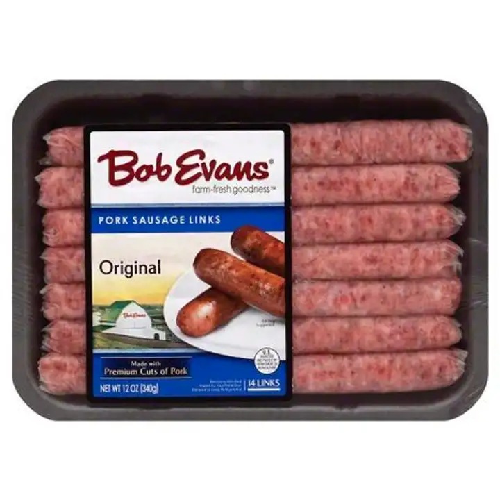 Order Bob Evans Pork Sausage, Links, Original - 12 Ounces food online from Fligner Market store, Lorain on bringmethat.com
