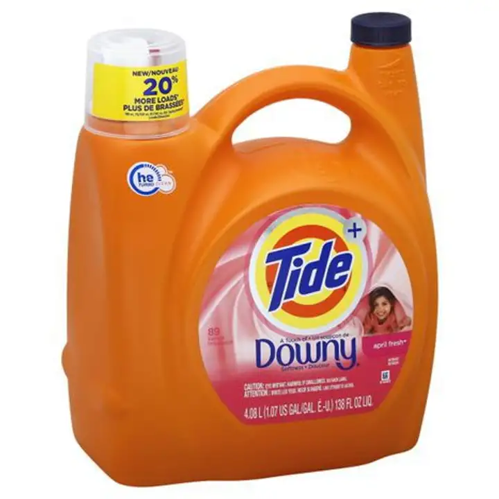 Order Tide Plus a Touch of Downy Detergent, HE Turbo Clean, April Fresh - 138 Ounces food online from Holiday farms store, Roslyn Heights on bringmethat.com