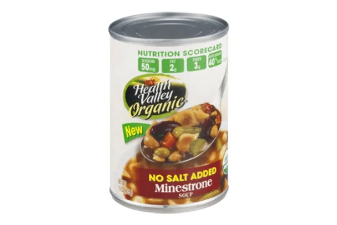 Order Health Valley Organic Soup, No Salt Added, Minestrone - 15 Ounces food online from Holiday farms store, Roslyn Heights on bringmethat.com