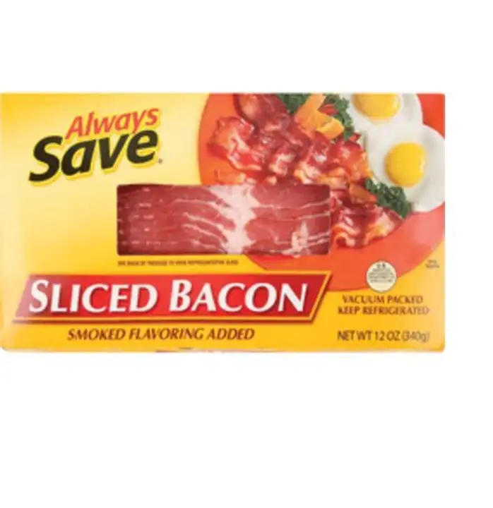Order Always Save Sliced Bacon - 12 Ounces food online from Fligner Market store, Lorain on bringmethat.com
