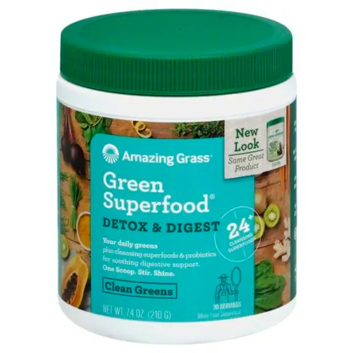 Order Amazing Grass Green Superfood, Detox & Digest - 7.4 Ounces food online from Whole Foods Co-Op Denfeld store, Duluth on bringmethat.com