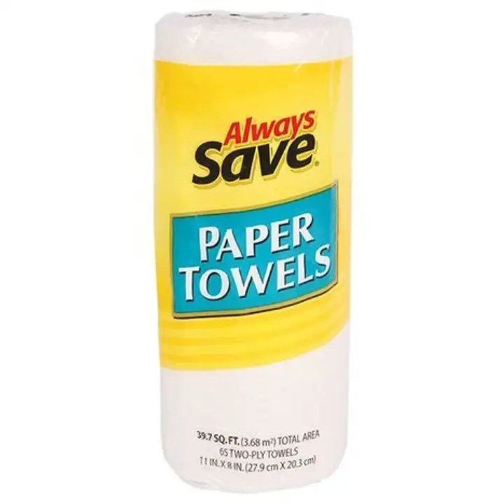 Order Always Save Paper Towels - 1 Count food online from Fligner Market store, Lorain on bringmethat.com