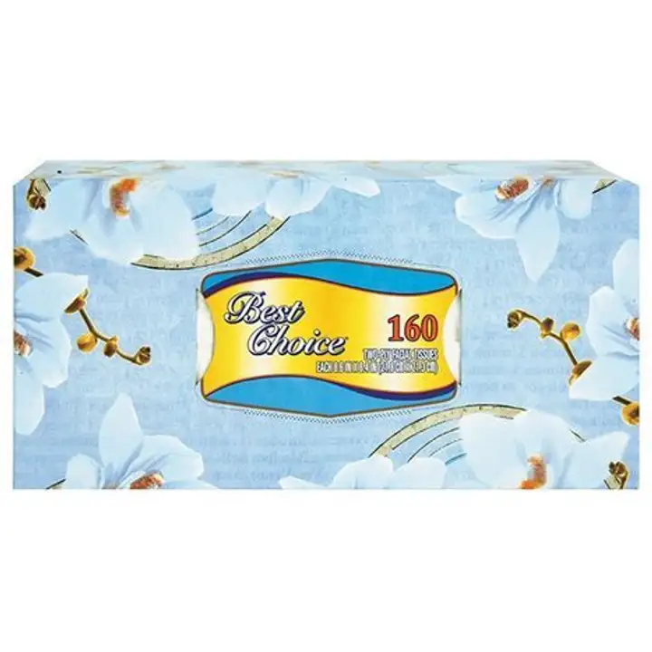 Order Best Choice Facial Tissue - 160 Count food online from Fligner Market store, Lorain on bringmethat.com
