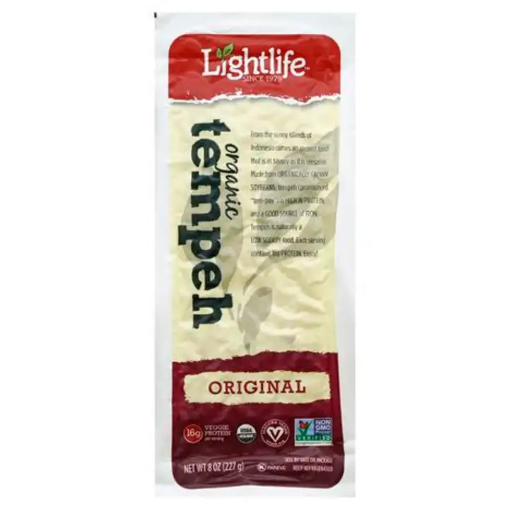 Order Lightlife Tempeh, Organic, Original - 8 Ounces food online from Whole Foods Co-Op Denfeld store, Duluth on bringmethat.com