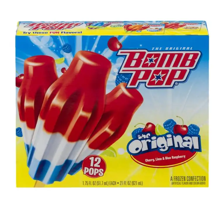 Order Bomb Pop Frozen Confection, Original food online from Holiday farms store, Roslyn Heights on bringmethat.com
