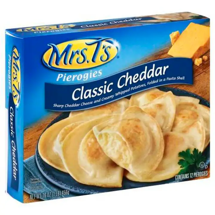 Order Mrs Ts Pierogies, Classic Cheddar - 12 Each food online from Holiday farms store, Roslyn Heights on bringmethat.com