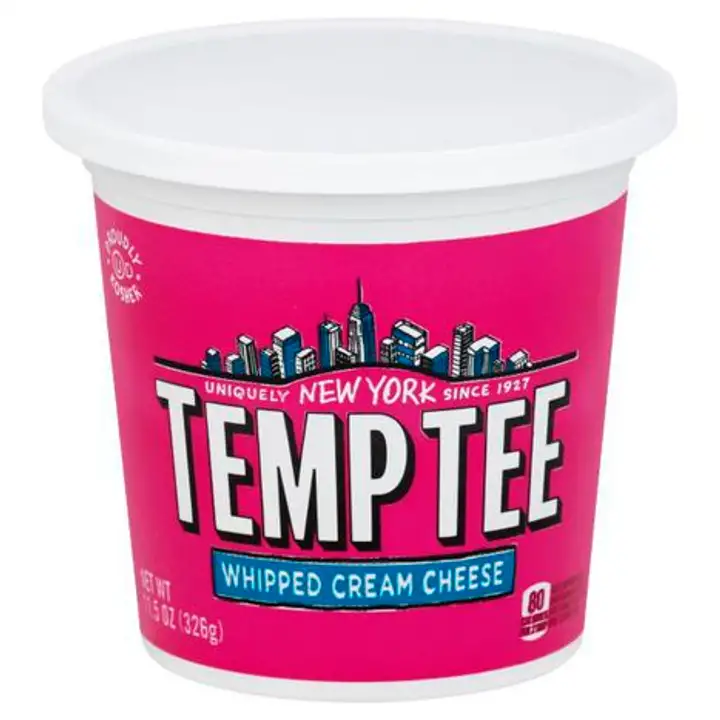 Order Temp Tee Cream Cheese, Whipped - 11.5 Ounces food online from Holiday farms store, Roslyn Heights on bringmethat.com