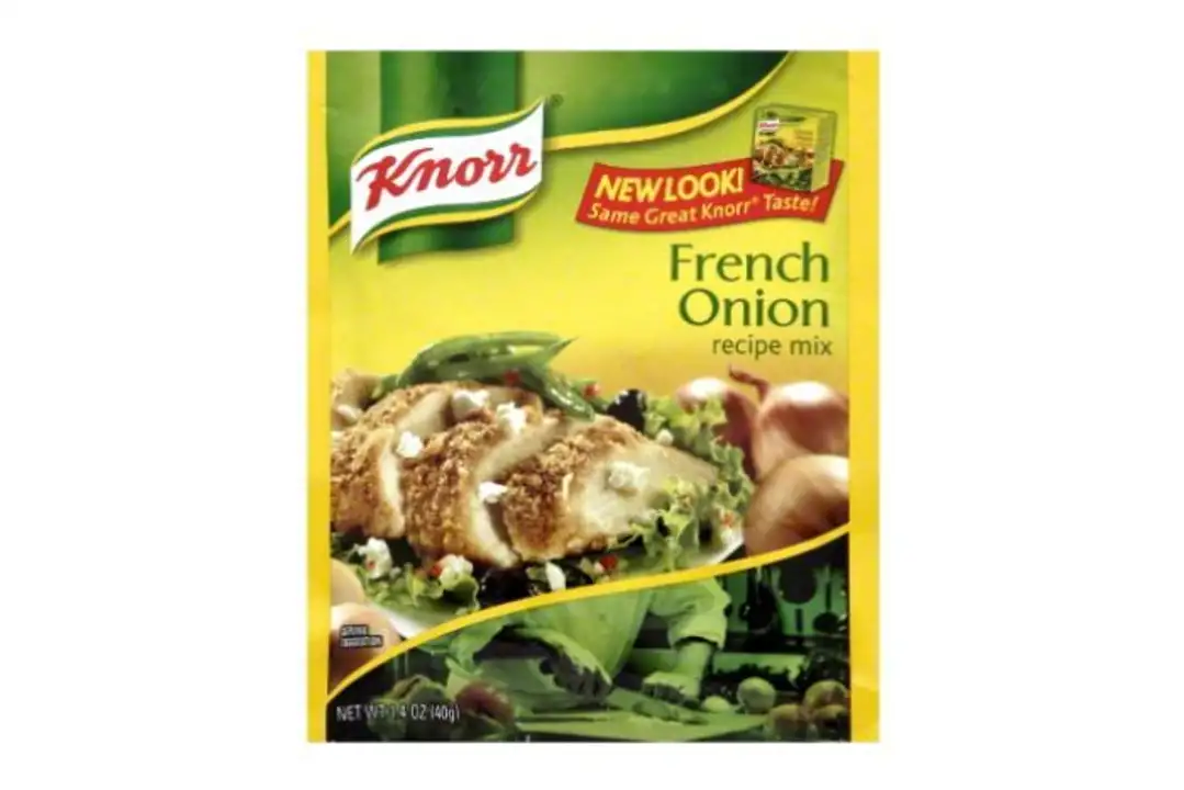 Order Knorr Recipe Mix, French Onion - 1.4 Ounces food online from Holiday farms store, Roslyn Heights on bringmethat.com
