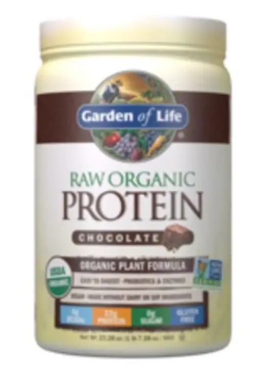 Order Garden of Life Protein, Raw Organic, Chocolate - 23 Ounces food online from Whole Foods Co-Op Denfeld store, Duluth on bringmethat.com