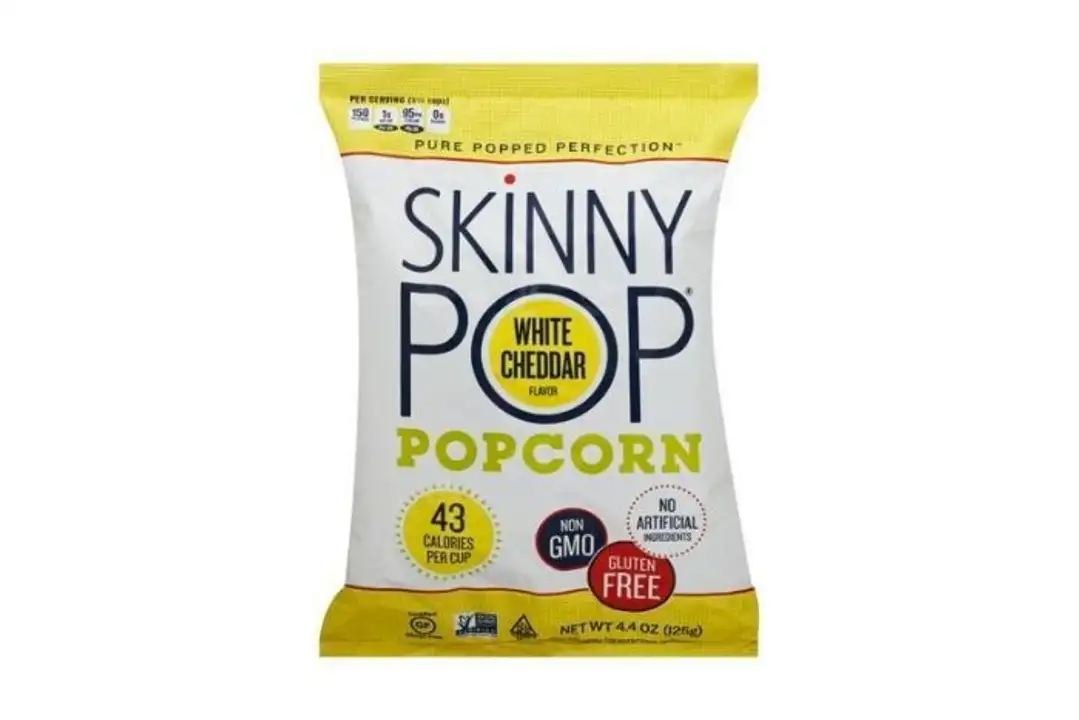 Order SkinnyPop Popcorn, White Cheddar - 4.4 Ounces food online from Novato Harvest Market store, Novato on bringmethat.com