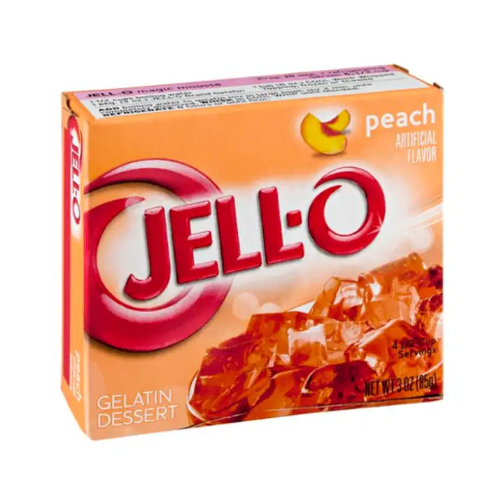 Order Jell O Gelatin Dessert, Peach - 3 Ounces food online from Holiday farms store, Roslyn Heights on bringmethat.com
