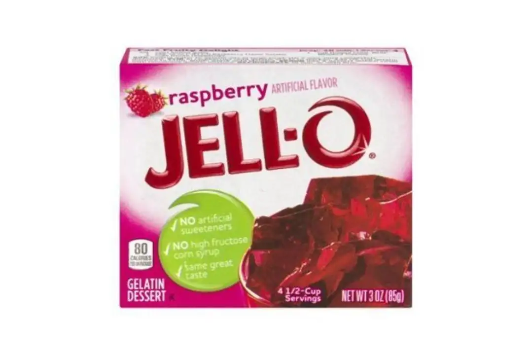 Order Jell O Gelatin Dessert, Raspberry - 3 Ounces food online from Novato Harvest Market store, Novato on bringmethat.com