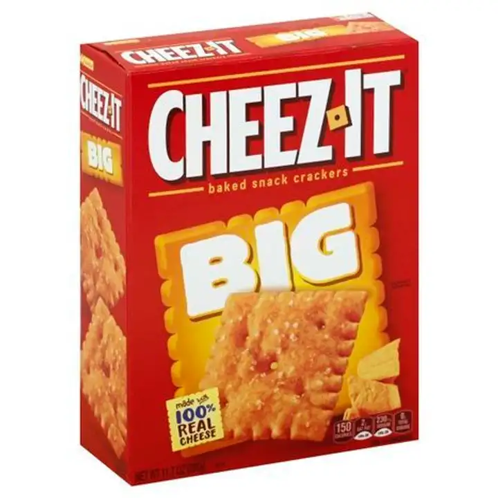 Order Cheez It Baked Snack Crackers, Big - 14 Ounces food online from Novato Harvest Market store, Novato on bringmethat.com