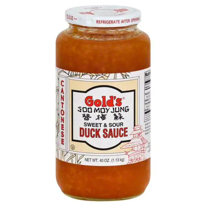 Order Golds Soo Moy Jung Duck Sauce, Sweet & Sour, Cantonese - 40 Ounces food online from Holiday farms store, Roslyn Heights on bringmethat.com