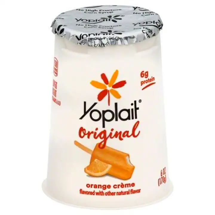 Order Yoplait Original Yogurt, Low Fat, Orange Creme - 6 Ounces food online from Fligner Market store, Lorain on bringmethat.com