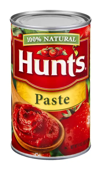 Order Hunts Tomato Paste - 18 Ounces food online from Holiday farms store, Roslyn Heights on bringmethat.com