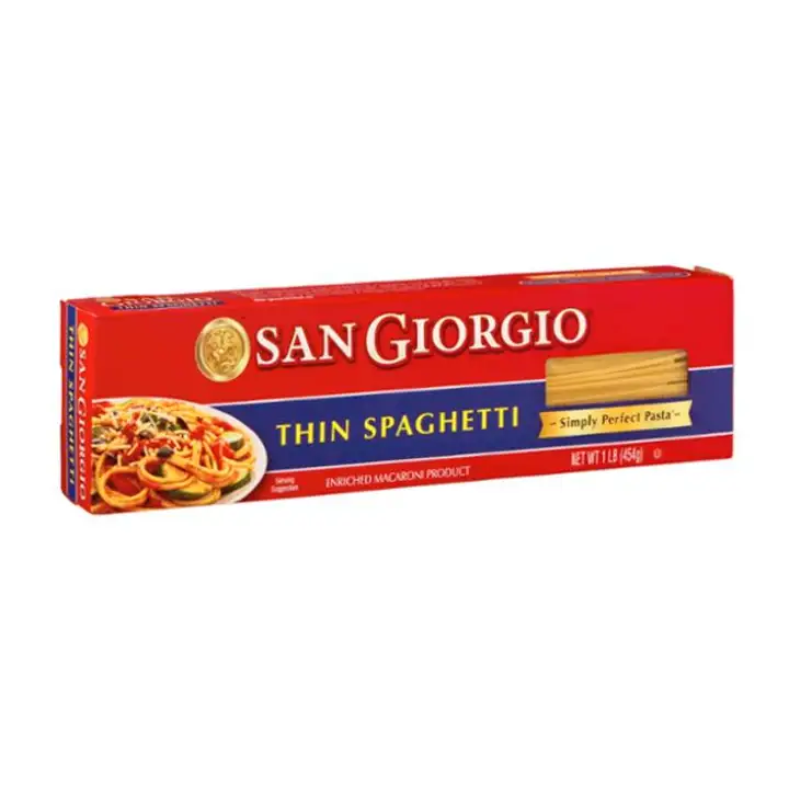 Order San Giorgio Spaghetti, Thin - 16 Ounces food online from Fligner Market store, Lorain on bringmethat.com