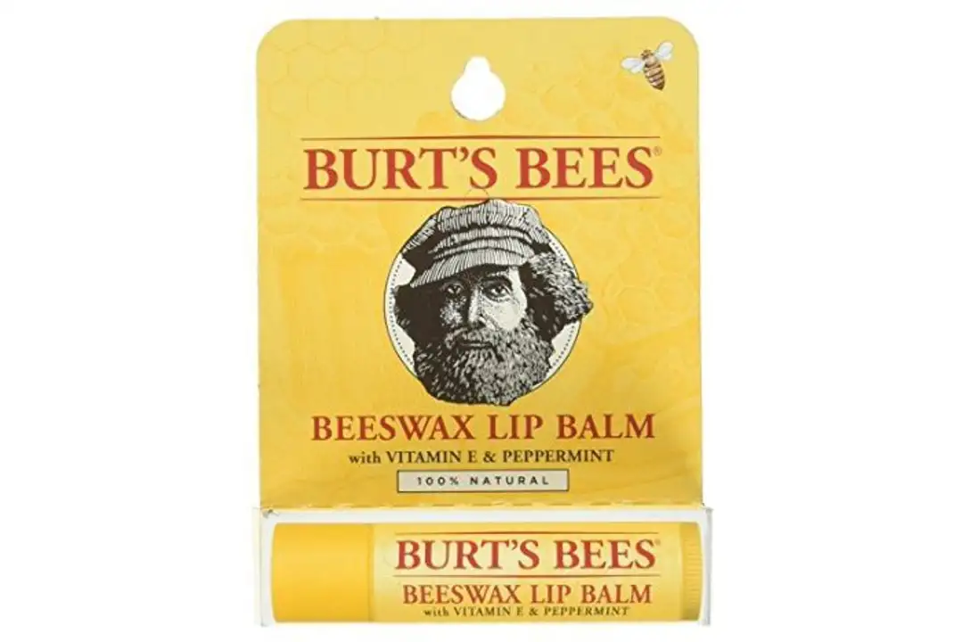 Order Burts Bees Lip Balm, Beeswax, with Vitamin E & Peppermint - 0.15 Ounces food online from Novato Harvest Market store, Novato on bringmethat.com