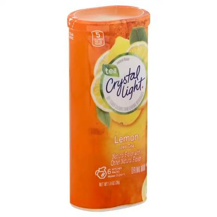 Order Crystal Light Drink Mix, Lemon Iced Tea, Pitcher Packs - 1.4 Ounces food online from Holiday farms store, Roslyn Heights on bringmethat.com