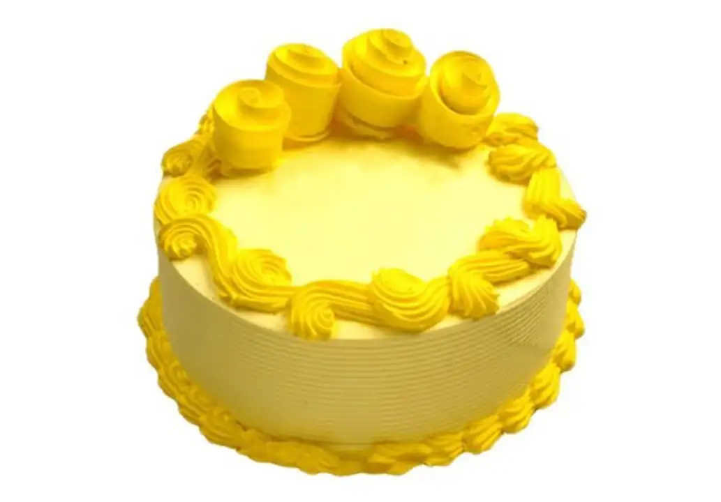 Order Yellow Cake - 8 inches x 8 inches food online from Fligner Market store, Lorain on bringmethat.com