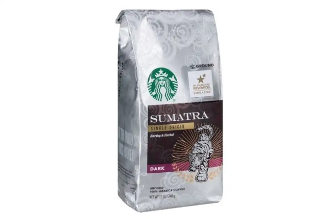 Order Starbucks Coffee, 100% Arabica, Ground, Dark, Sumatra - 12 Ounces food online from Novato Harvest Market store, Novato on bringmethat.com