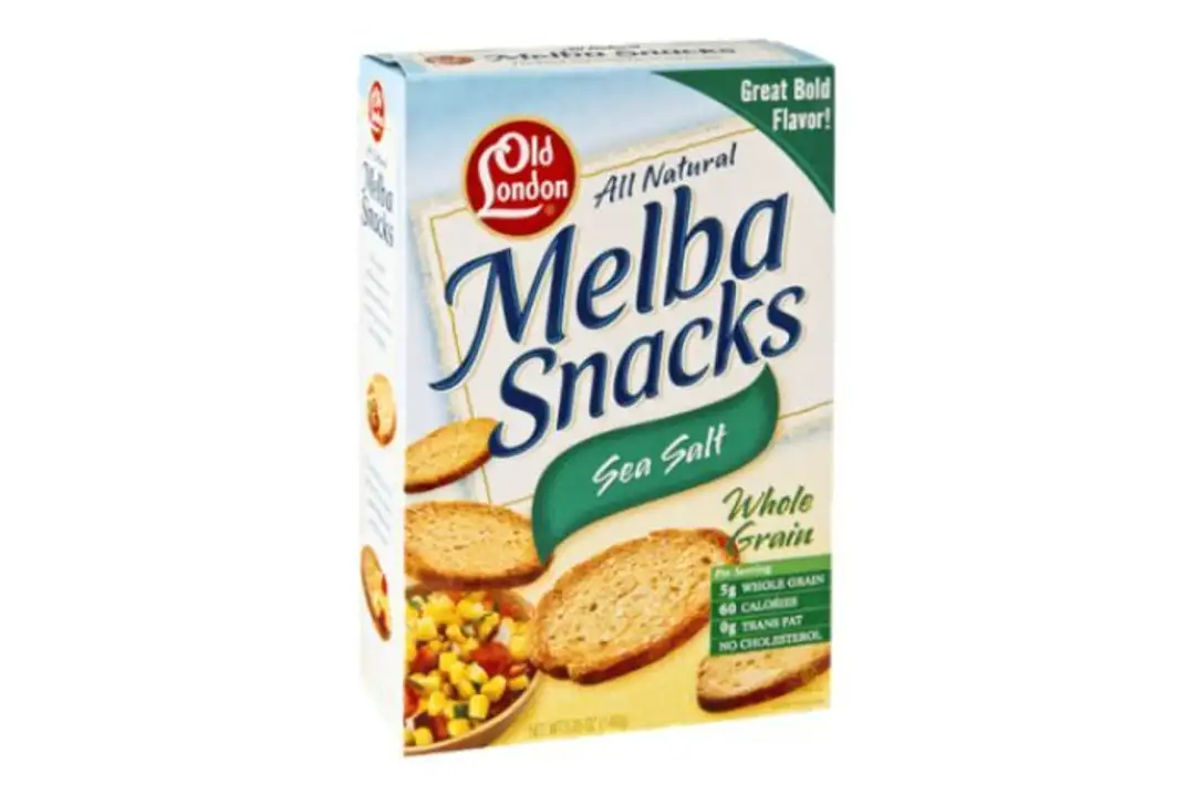 Order Old London Melba Snacks, Sea Salt - 5.25 Ounces food online from Holiday farms store, Roslyn Heights on bringmethat.com