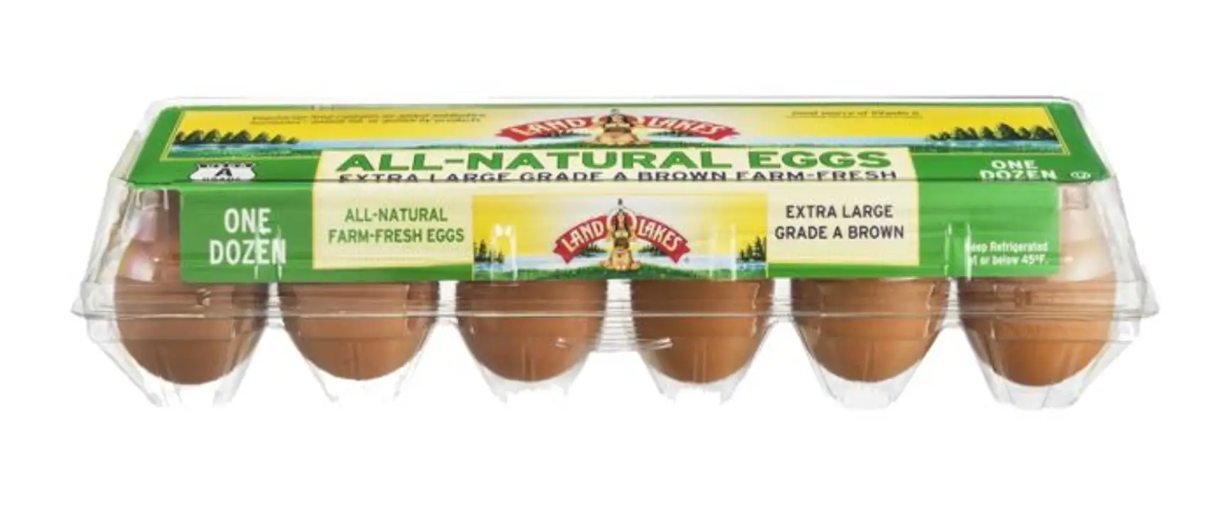 Order Land O Lakes Eggs, Brown, Extra Large - 12 Each food online from Holiday farms store, Roslyn Heights on bringmethat.com
