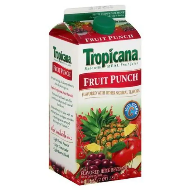 Order Tropicana Fruit Punch - 64 Ounces food online from Meats Supreme store, Brooklyn on bringmethat.com