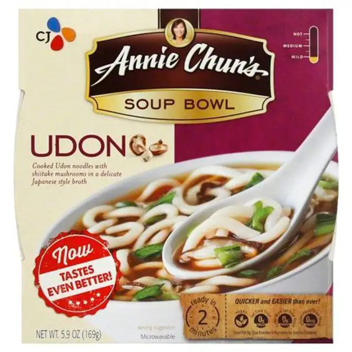 Order Annie Chuns Soup Bowl, Udon, Japanese-Style, Mild - 5.3 Ounces food online from Novato Harvest Market store, Novato on bringmethat.com