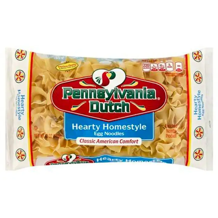 Order Pennsylvania Dutch Egg Noodles, Hearty Homestyle - 12 Ounces food online from Holiday farms store, Roslyn Heights on bringmethat.com
