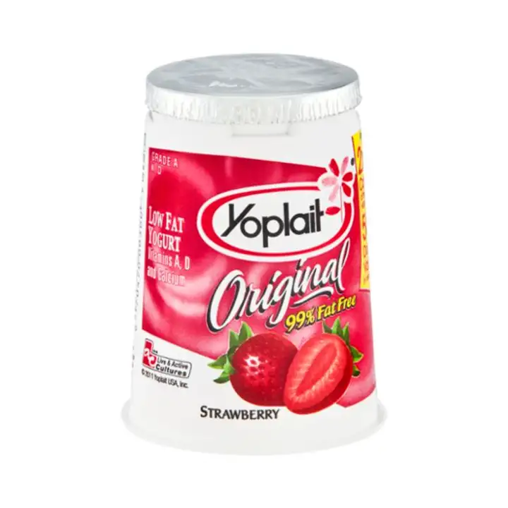 Order Yoplait Original Yogurt, Low Fat, Strawberry - 6 Ounces food online from Novato Harvest Market store, Novato on bringmethat.com