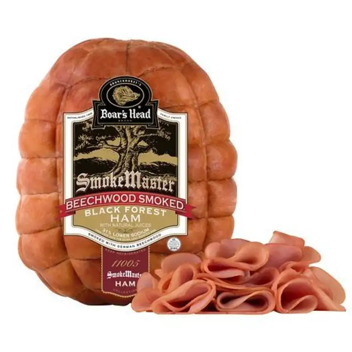 Order Boar's Head BeechWood Smoked Black Forest Ham food online from Meats Supreme store, Brooklyn on bringmethat.com