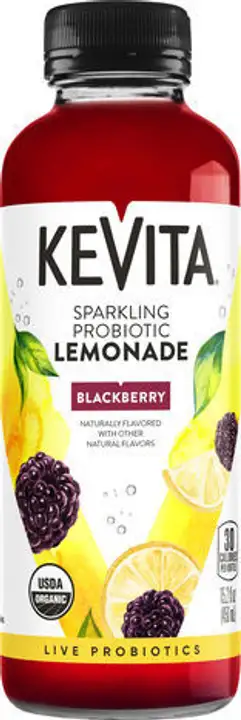 Order KeVita Blackberry Sparkling Probiotic Lemonade 15.2 fl oz - 450 Milliliters food online from Whole Foods Co-Op Denfeld store, Duluth on bringmethat.com