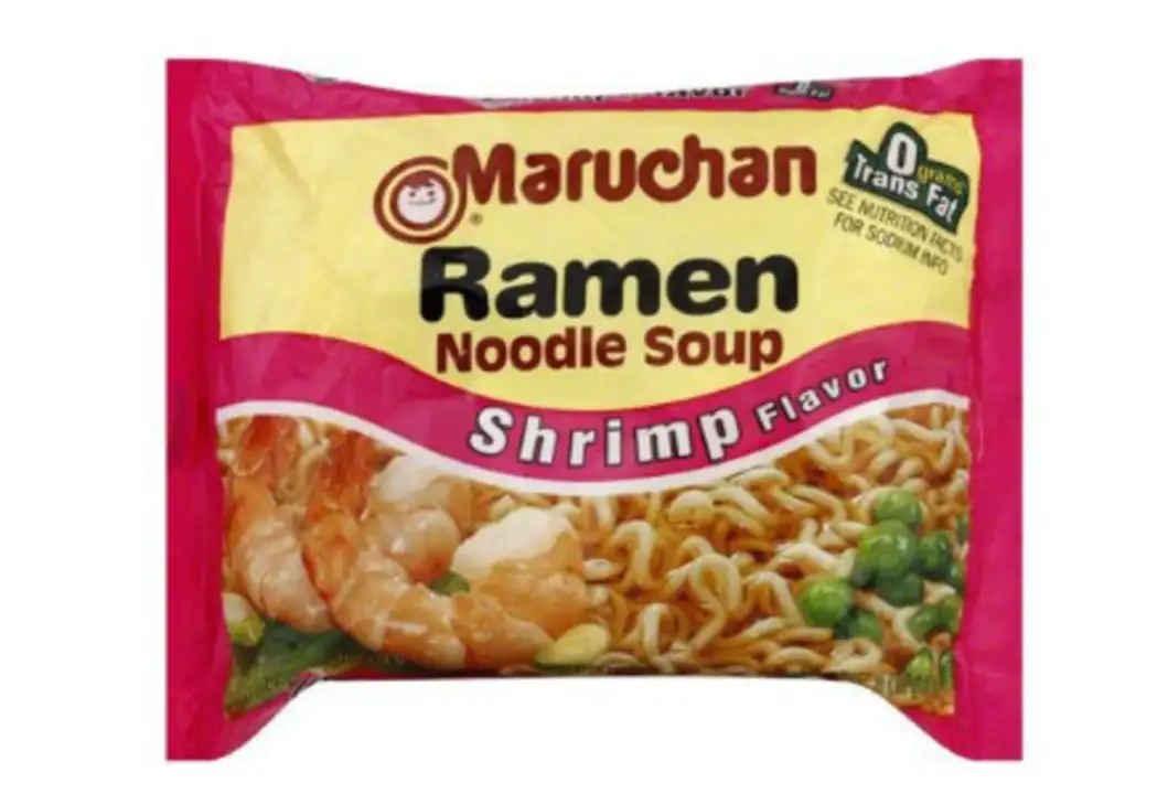 Order Maruchan Soup, Ramen Noodle, Shrimp Flavor - 3 Ounces food online from Fligner Market store, Lorain on bringmethat.com