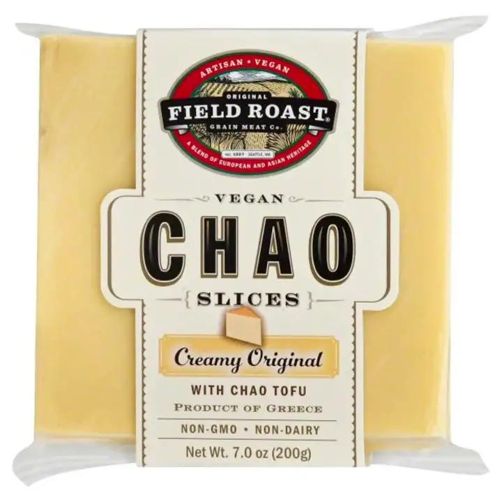 Order Field Roast Chao, Vegan, Creamy Original, Slices - 7 Ounces food online from Whole Foods Co-Op Denfeld store, Duluth on bringmethat.com